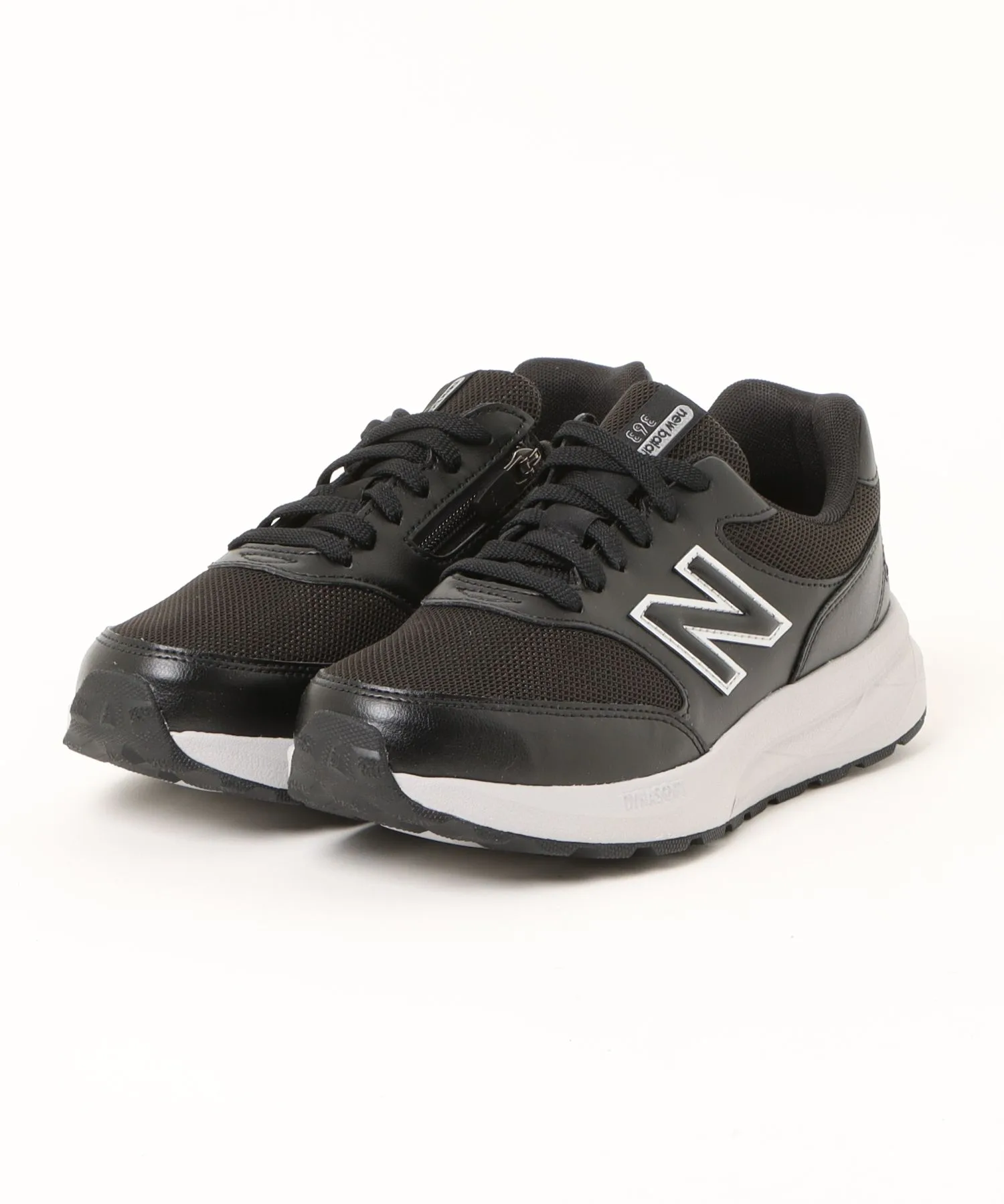 Мужские кроссовки с молнией и светоотражателями New Balance MW363 DynaSoft v9 чёрные