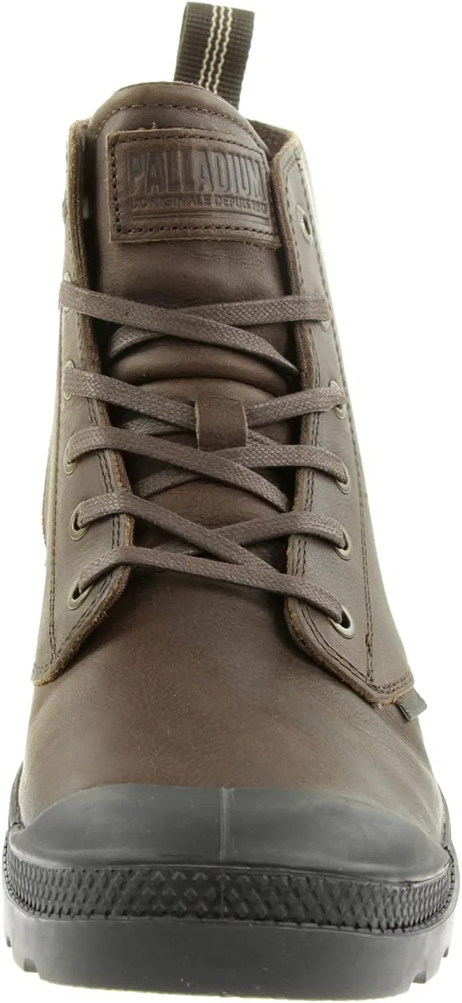 Унисекс ботинки-кроссовки Pampa Zip Leather Ess Palladium, Brown — фото 3