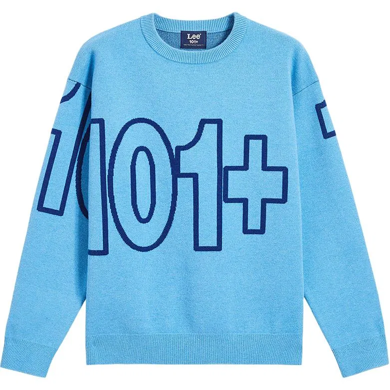Свитер с круглым вырезом LEE KIDS Синий
