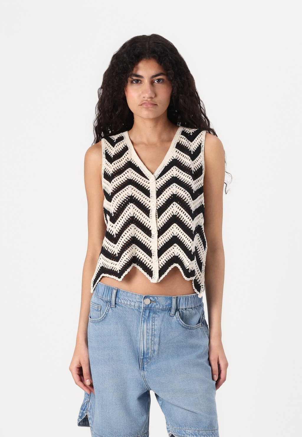 

Жилет VISERILDA V NECK VILA, кремовый