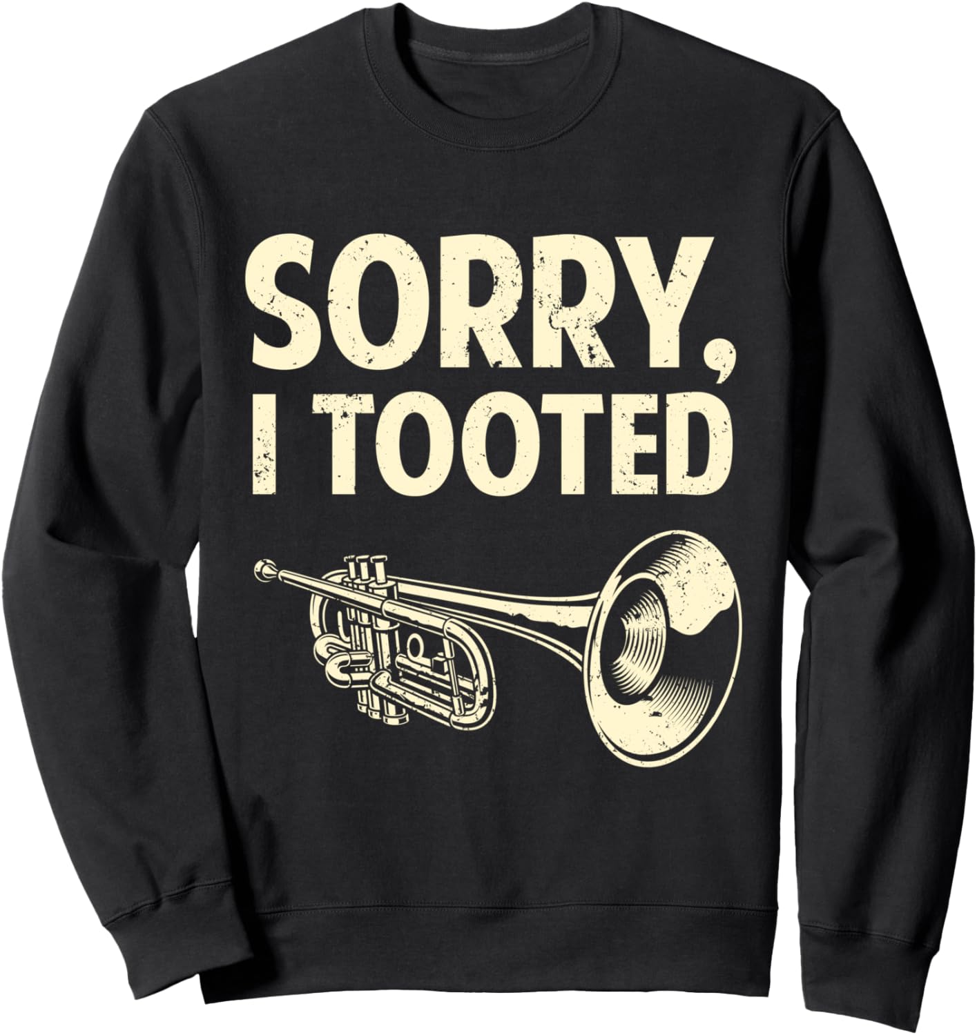 

Забавная толстовка с изображением трубача из духового оркестра и надписью Извини, что я дудел Trumpet Unique Gifts, черный