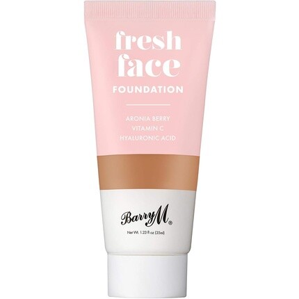 

Barry M Cosmetics Fresh Face Легкая жидкая тональная основа с гиалуроновой кислотой и витамином С, оттенок 13