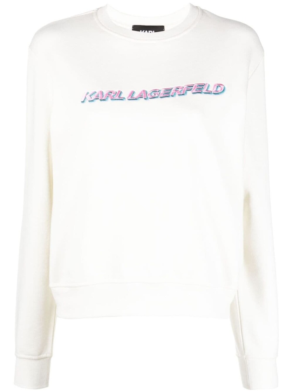 

Karl Lagerfeld толстовка из органического хлопка с логотипом, белый