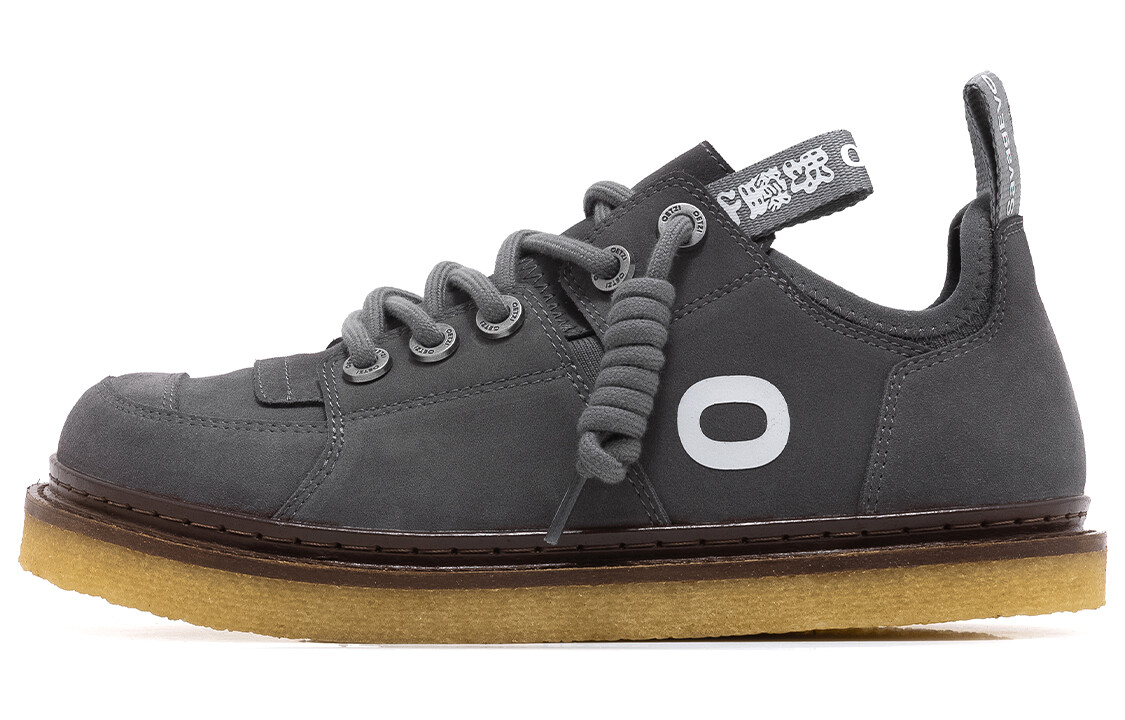 

Кроссовки OETZI Skateboarding Shoes Men Low-top Dark Gray, темно-серый