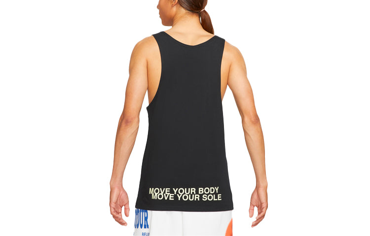 Топ Nike AS Men's Sportswear Nike Sportswear TANK WORLD TOUR Black — фото 2