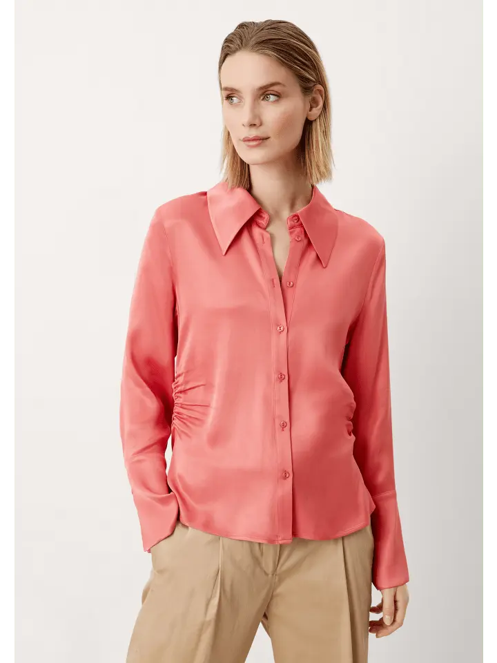 

Блуза sOliver BLACK LABEL langarm, цвет orange-pink