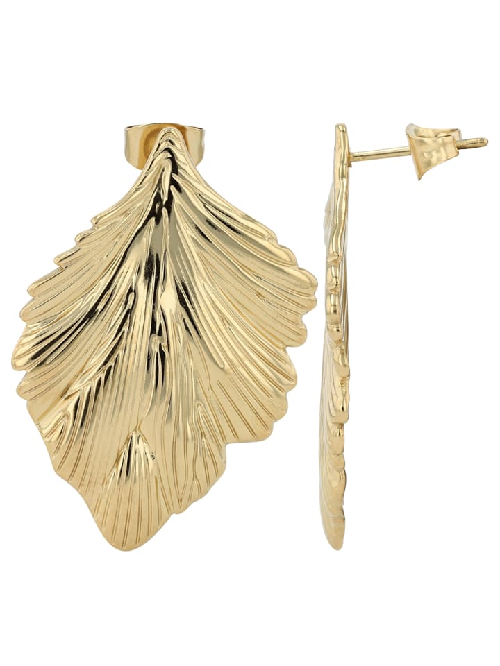 

Adeliás Женские серьги - серьги-гвоздики из нержавеющей стали в золотом исполнении