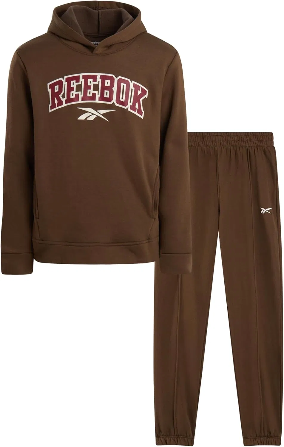 Детский спортивный костюм Reebok, 2 предмета, коричневый