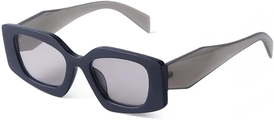 

Солнцезащитные очки неправильной формы 2027 года, винтажные прямоугольные солнцезащитные очки для женщин и мужчин, защита от УФ-излучения UV400 MTZJH, C4