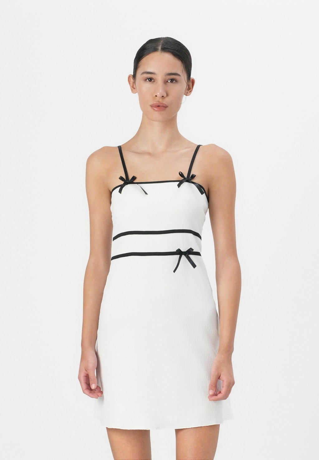 

Повседневное платье FLARED MINI DRESS Even&Odd, белый