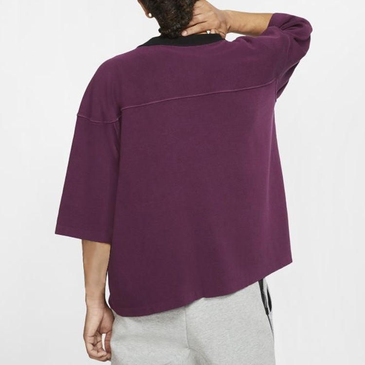 Спортивный топ Nike Lab Italy Collection Knit Jersey Bordeaux BV0978-609, красный — фото 4