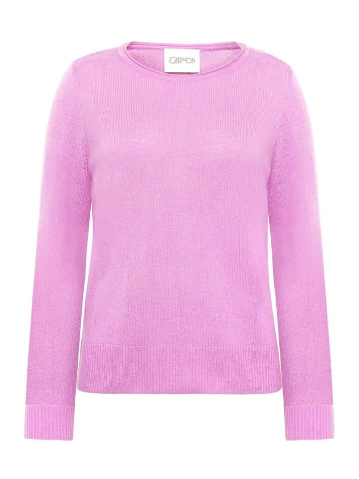 

CARTOON Кашемировый свитер с круглым вырезом, цвет «Первое цветение»