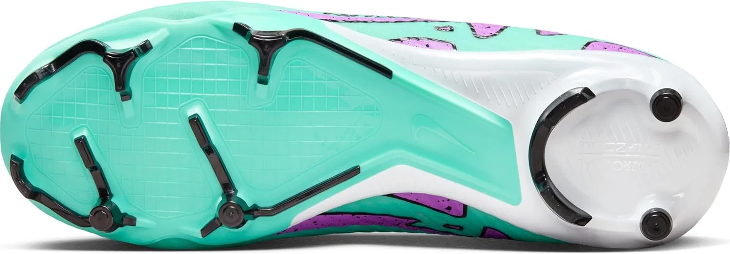 Кроссовки Nike Herren Zoom Superfly 9 Academy Fg/Mg Fussballschuh, Multicoloured Hyper Turq Fuchsia Dream Black White — фото 2