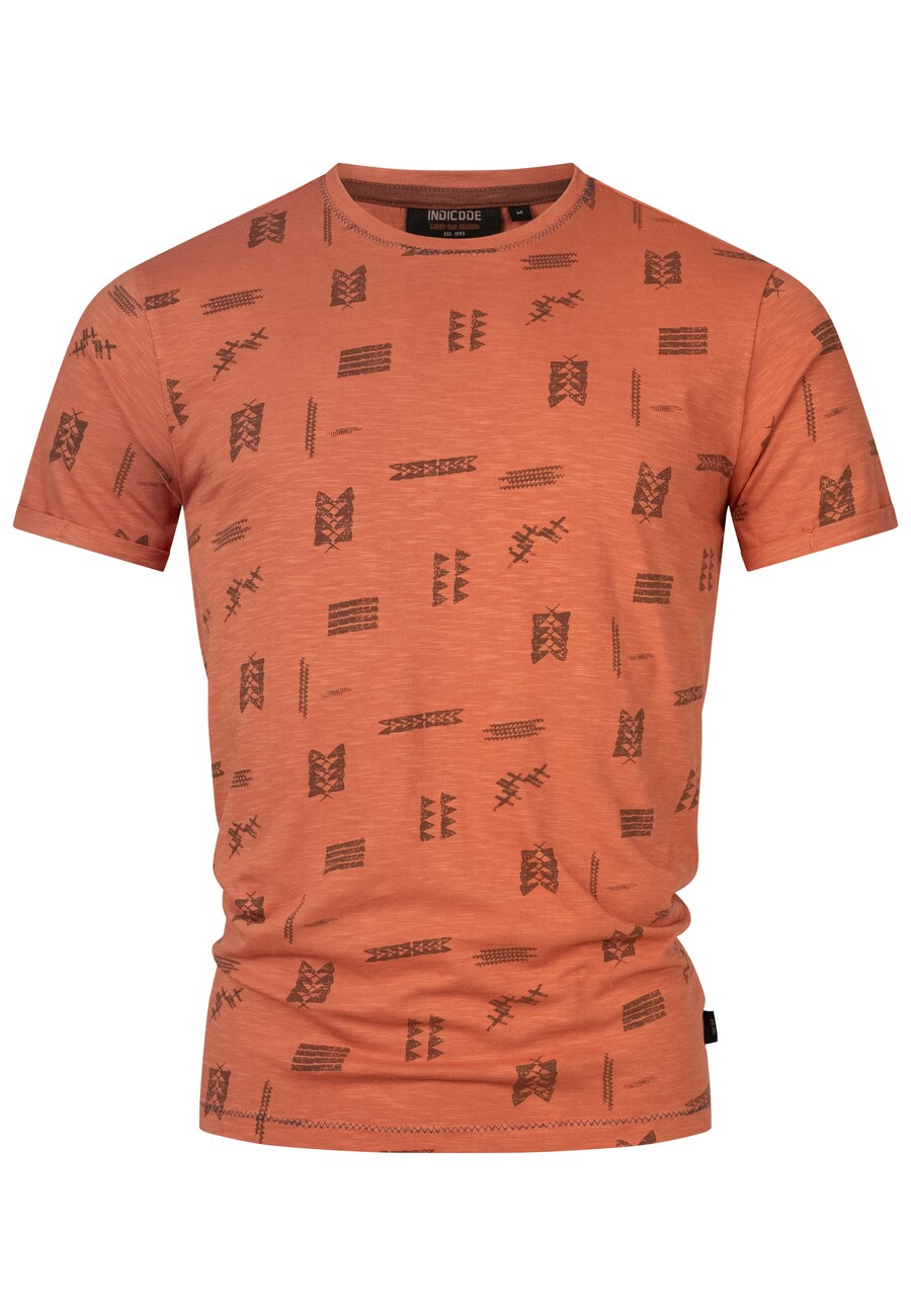 

Рубашка INDICODE JEANS Asbjorn, цвет Dark orange