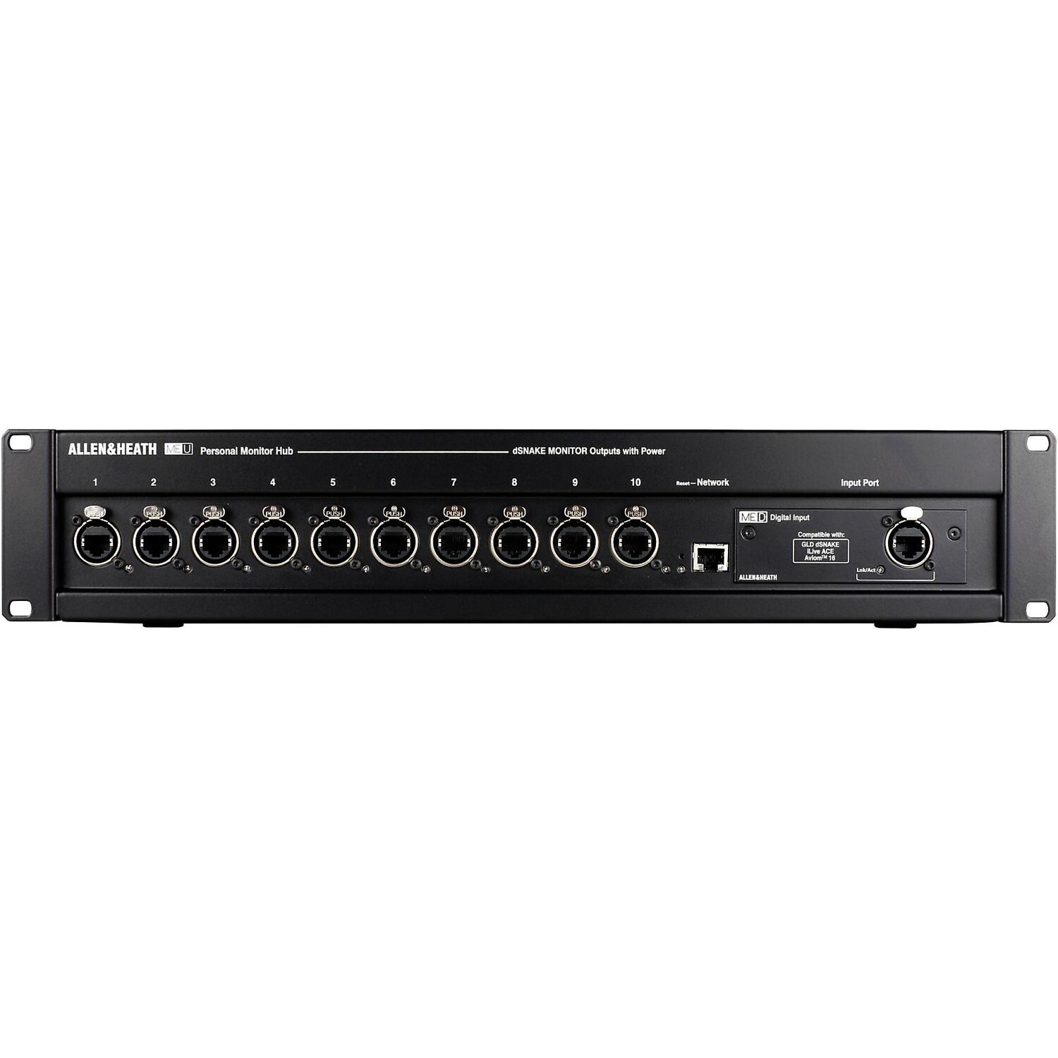 

Allen & Heath ME-U 10-портовый концентратор монитора PoE