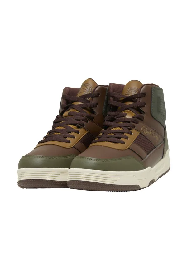 Кроссовки rebound tre hightop Patrick Ewing, Brown Olive — фото 2