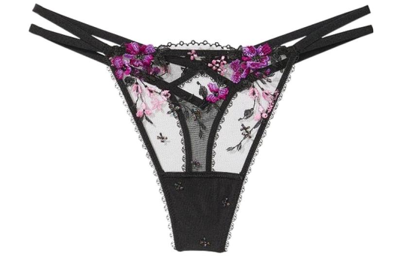 

Женские трусы Victoria's Secret, цвет 1 Pack (Black Floral Print)