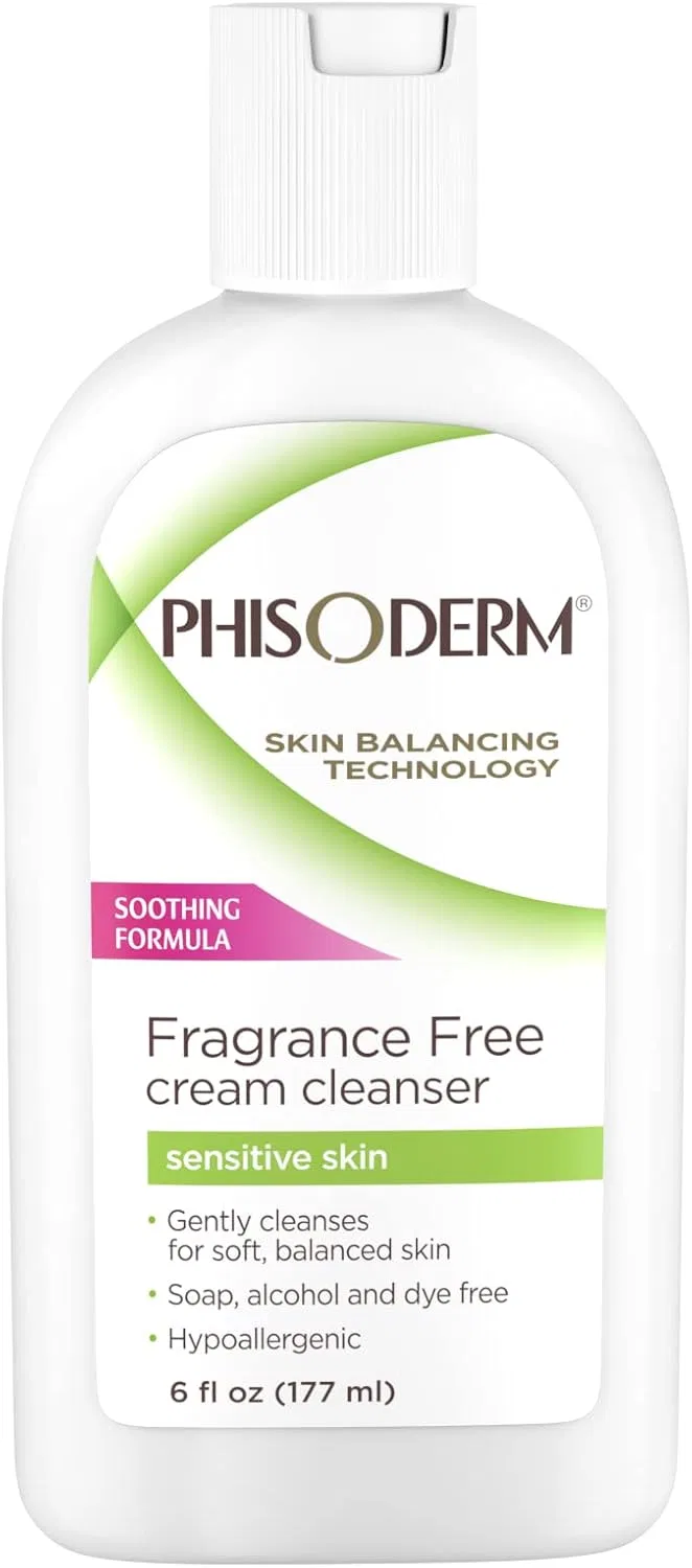 Набор pHisoderm — Овый очищающий крем для чувствительной кожи, без отдушек, 6 унций, набор 4 шт., 177 мл