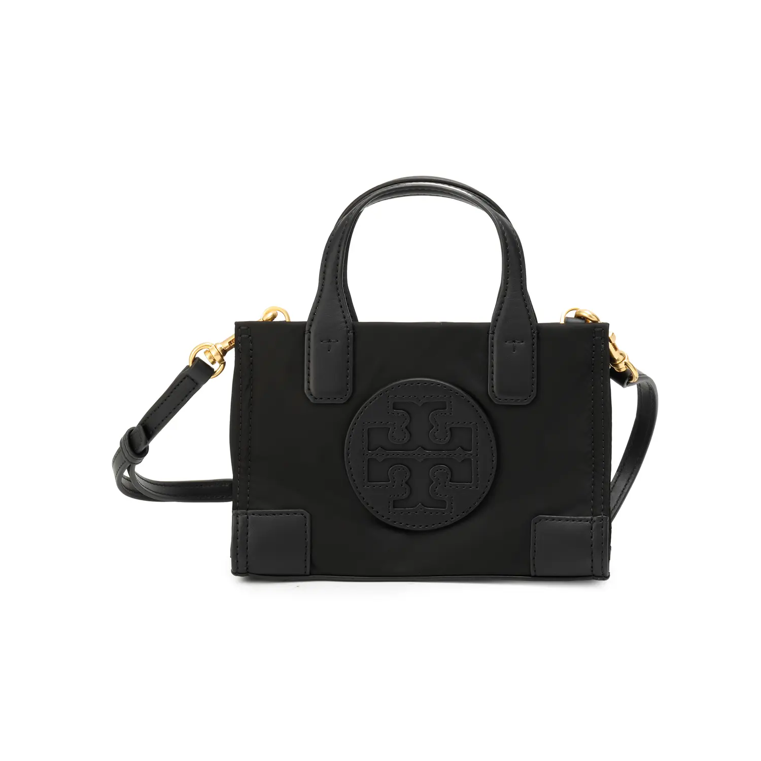 

TORY BURCH Тканевая сумка шоппер через плечо кроссбоди маленькая женская черная