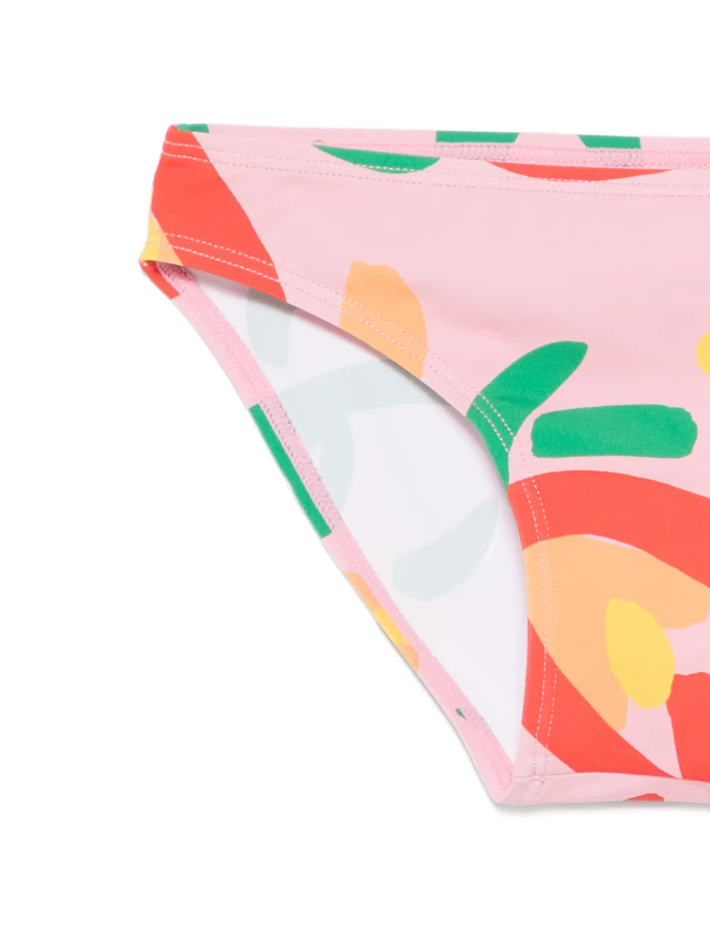 Бикини с цветочным принтом Stella Mccartney Kids, розовый — фото 3