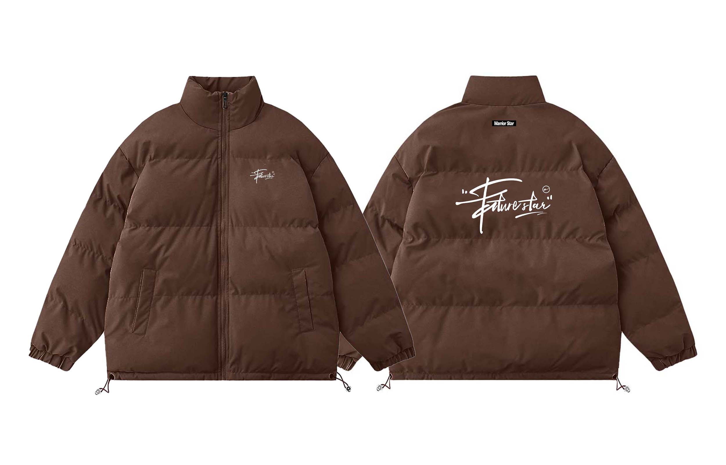 

Пуховик Huichao Riding The Wind Collection Unisex WARRIOR, coffee