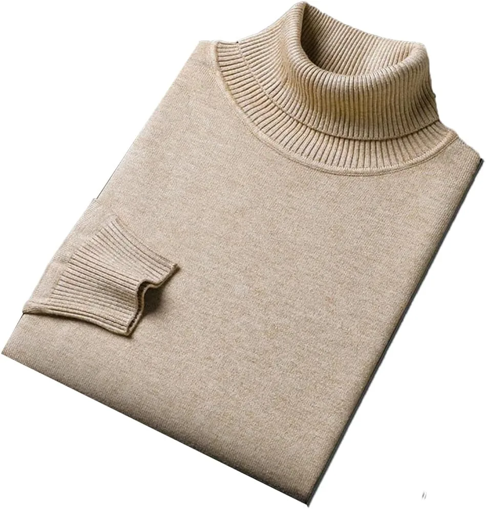 

Мужской оверсайз свитер с водолазкой