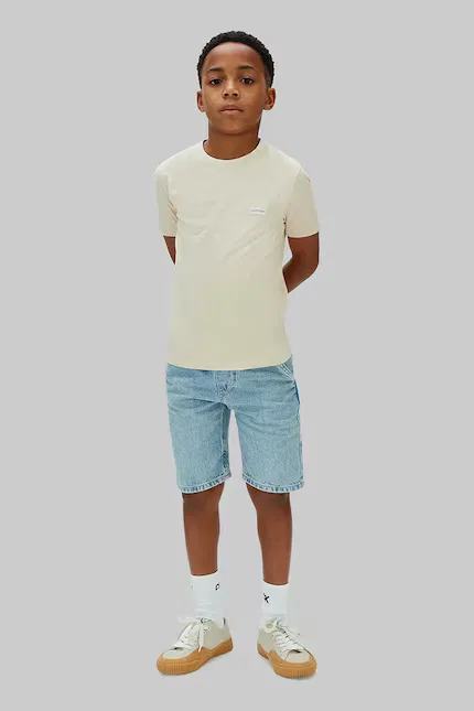 Шорты джинсовые свободные Calvin Klein Jeans, синий
