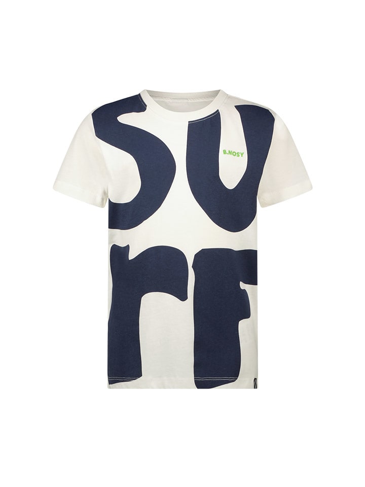 

Футболка B.Nosy, белый/черный