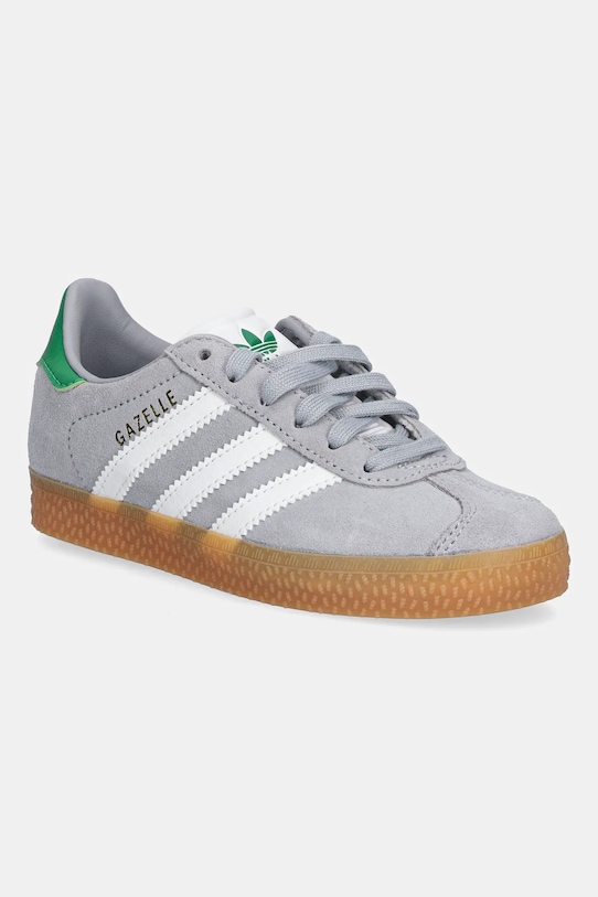 

Детские замшевые кроссовки GAZELLE Adidas Originals, серый