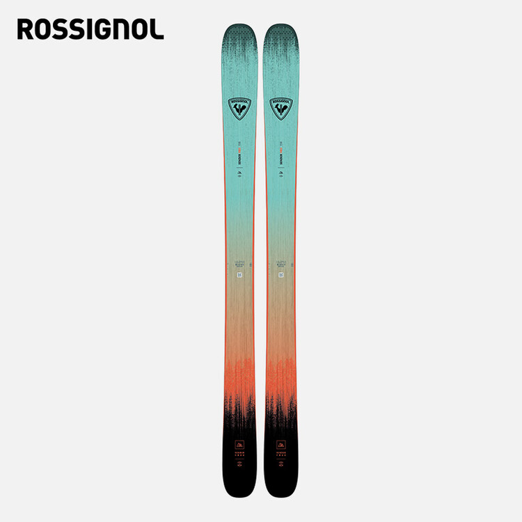 

Rossignol Женские двухбортные лыжи SENDER Freestyle 25, новая модель (фиксированная версия не входит в комплект), светло-голубые (без фиксированной версии), 184 см