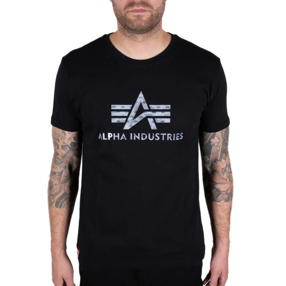 

Футболка Alpha Industries 3D Camo Logo, черный