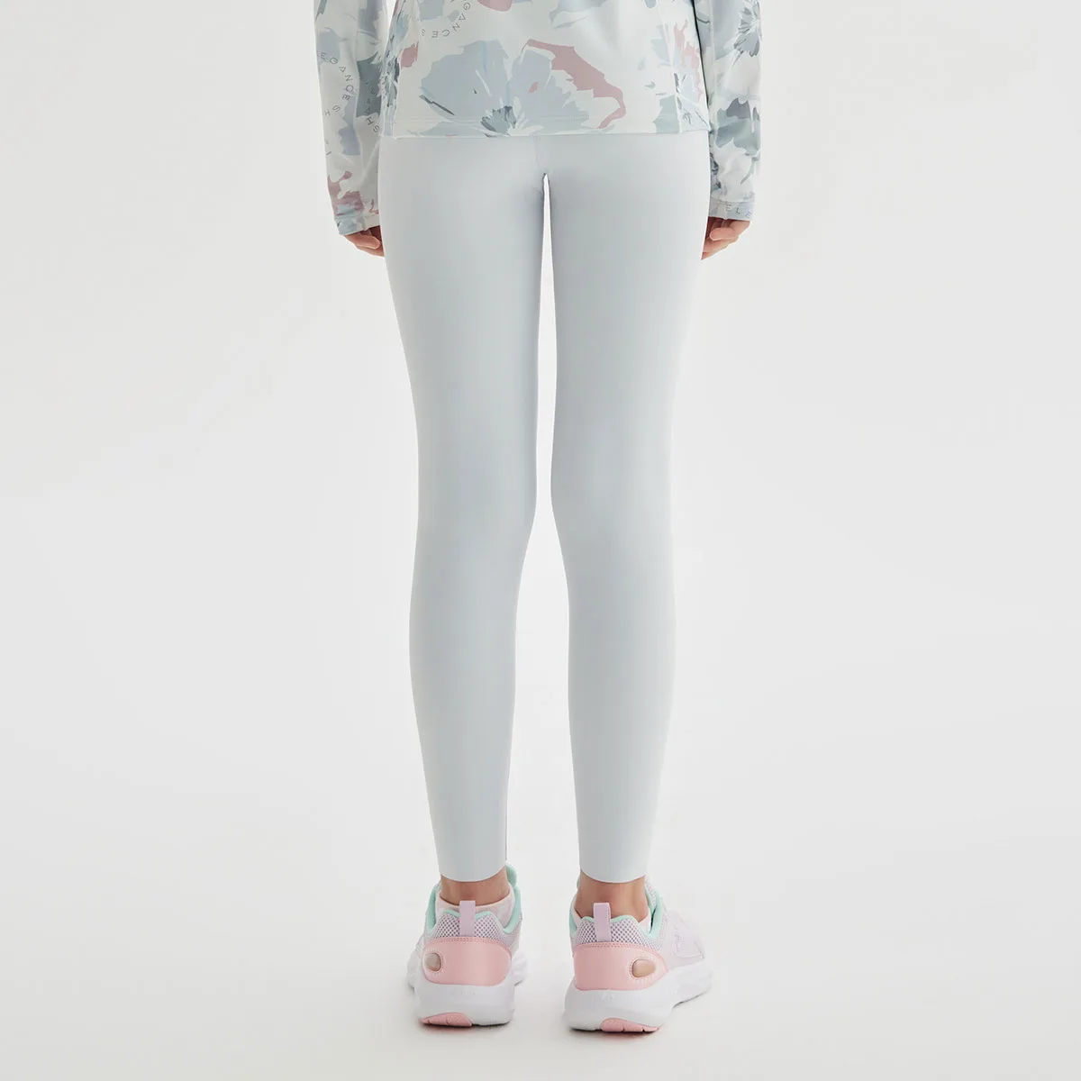 FILA KIDS Леггинсы детские Bean серо-голубые — фото 4