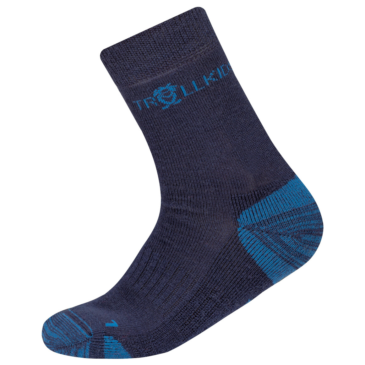 

Походные носки Trollkids Kid's Preikestolen Hiking Socks, цвет Navy/Medium Blue