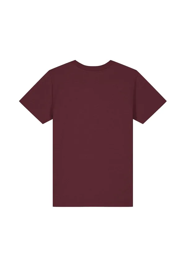 Футболка с принтом pfotenliebe Watapparel, Burgundy — фото 3