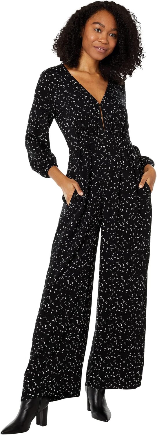 

Комбинезон Saltwater Luxe Honestly Recycled Long Sleeve Jumpsuit, цвет Raven