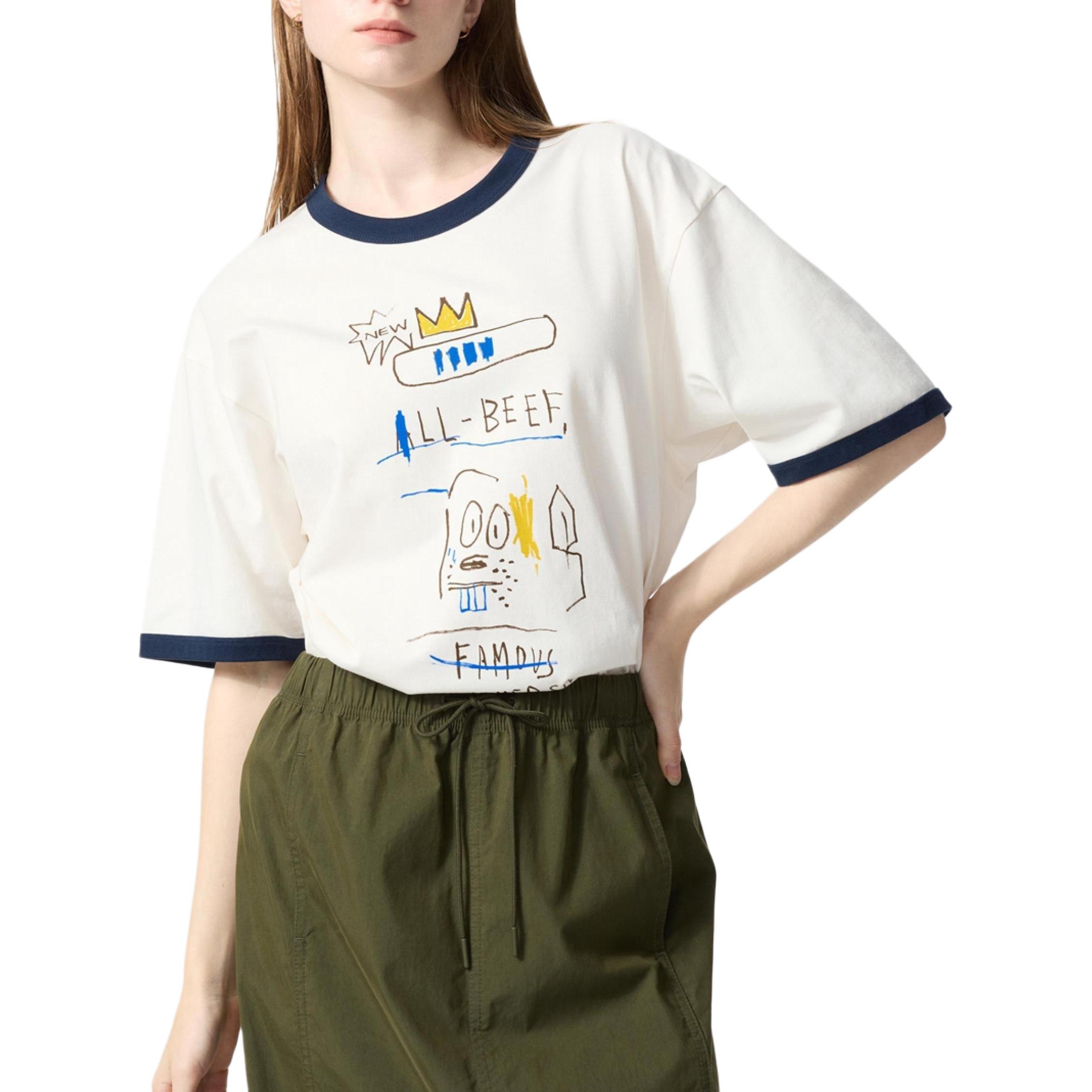 UNIQLO Футболка Basquiat Collaboration мужская ivory — фото 4