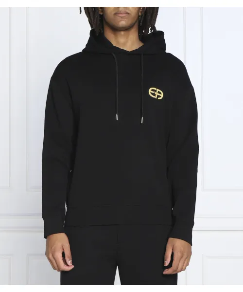 

Толстовка Regular fit Emporio Armani, черный