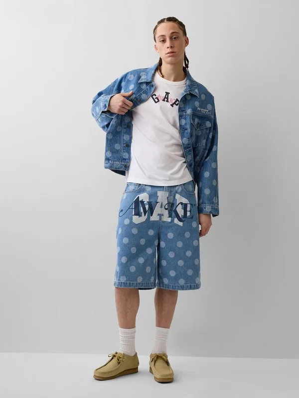 Футболка с логотипом gap awake ny relaxed Gap, Optic White — фото 2