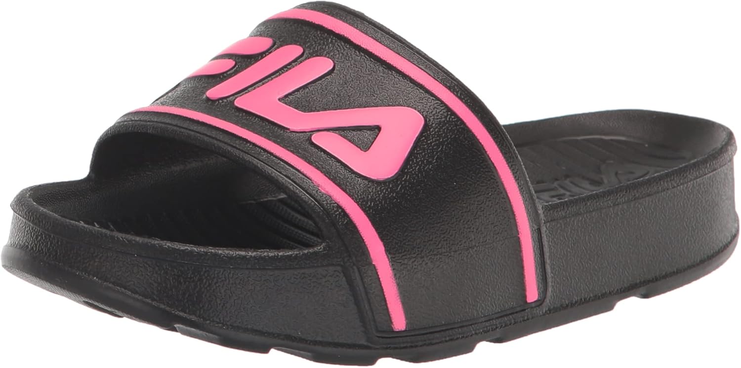 

Детские сандалии Fila Sleek Slide StSlide, черный/розовый