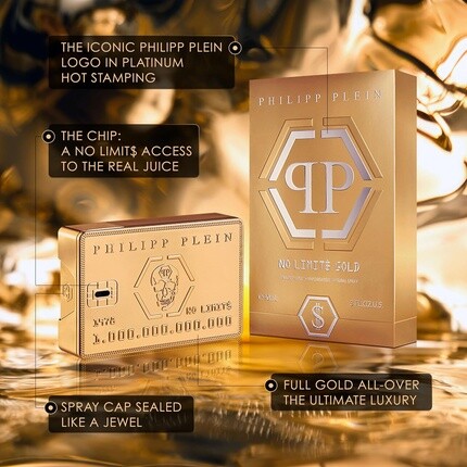 Парфюмерная вода Philipp Plein No Limits Gold Eau de Parfum 50 мл — фото 2