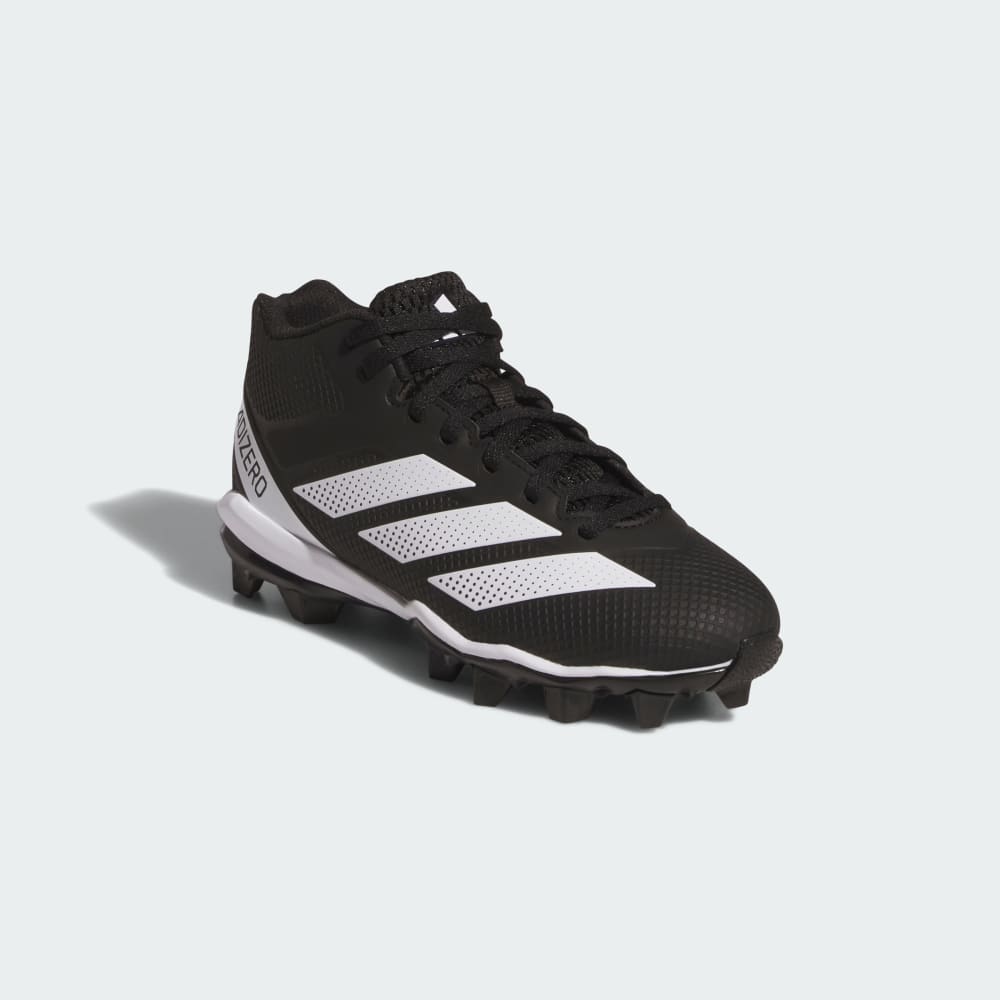 Бутсы Adidas Adizero Impact.2 Molded Rubber Football Cleats Kids, цвет Core Black/Cloud White/Core Black — фото 4