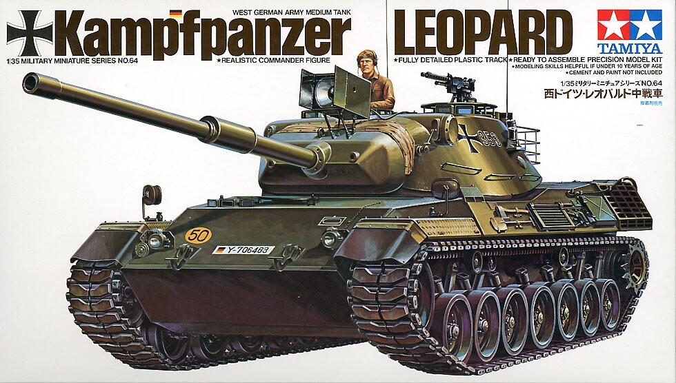 

Tamiya 35064 1:35 Средний танк Kampfpanzer Leopard