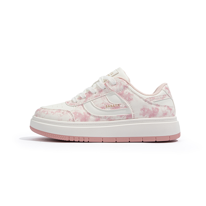 

Babaya Скользоустойчивые, износостойкие, устойчивые к ударам низкие детские повседневные кроссовки pink