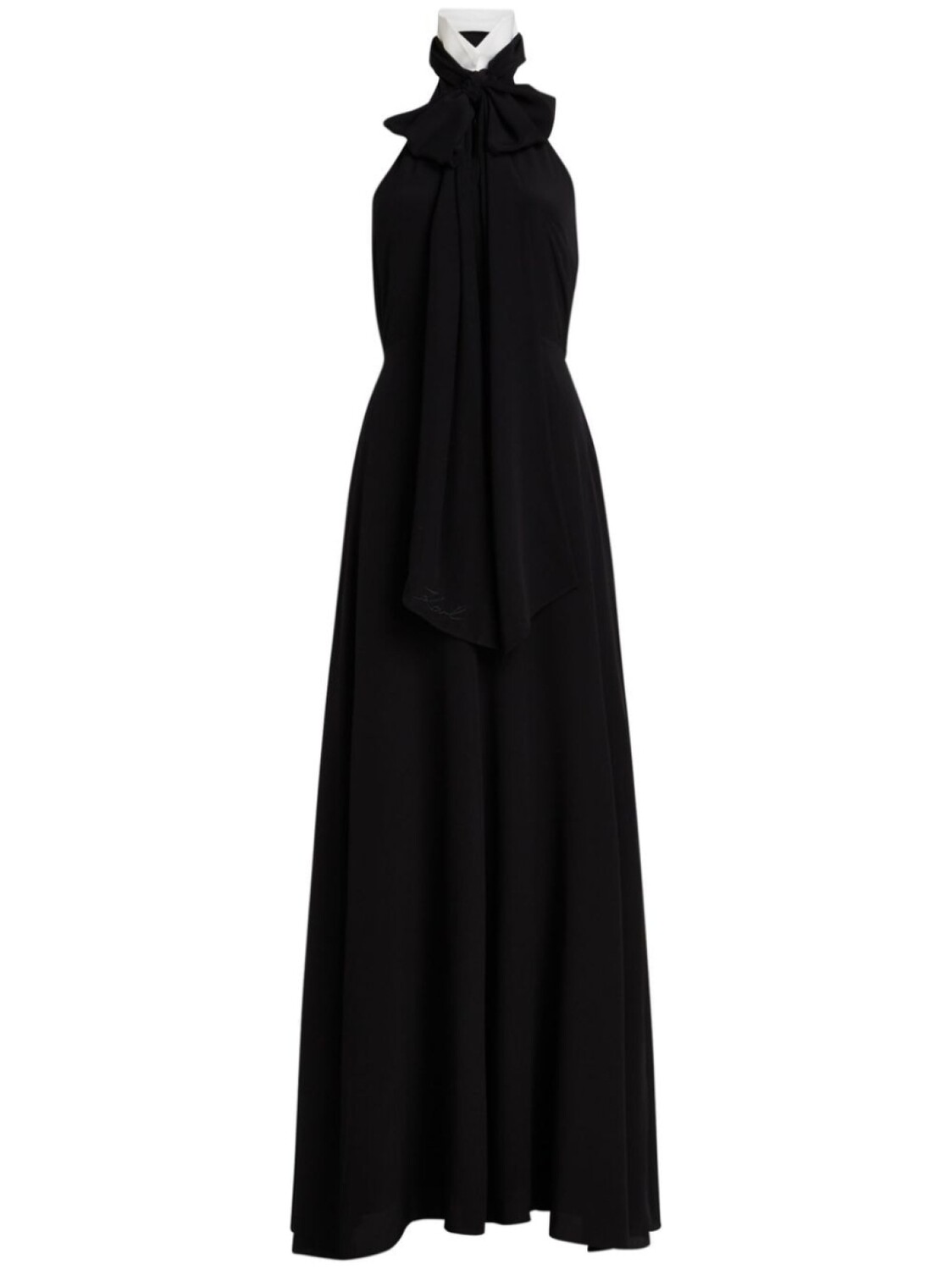 

Karl Lagerfeld платье Archive Collar, черный
