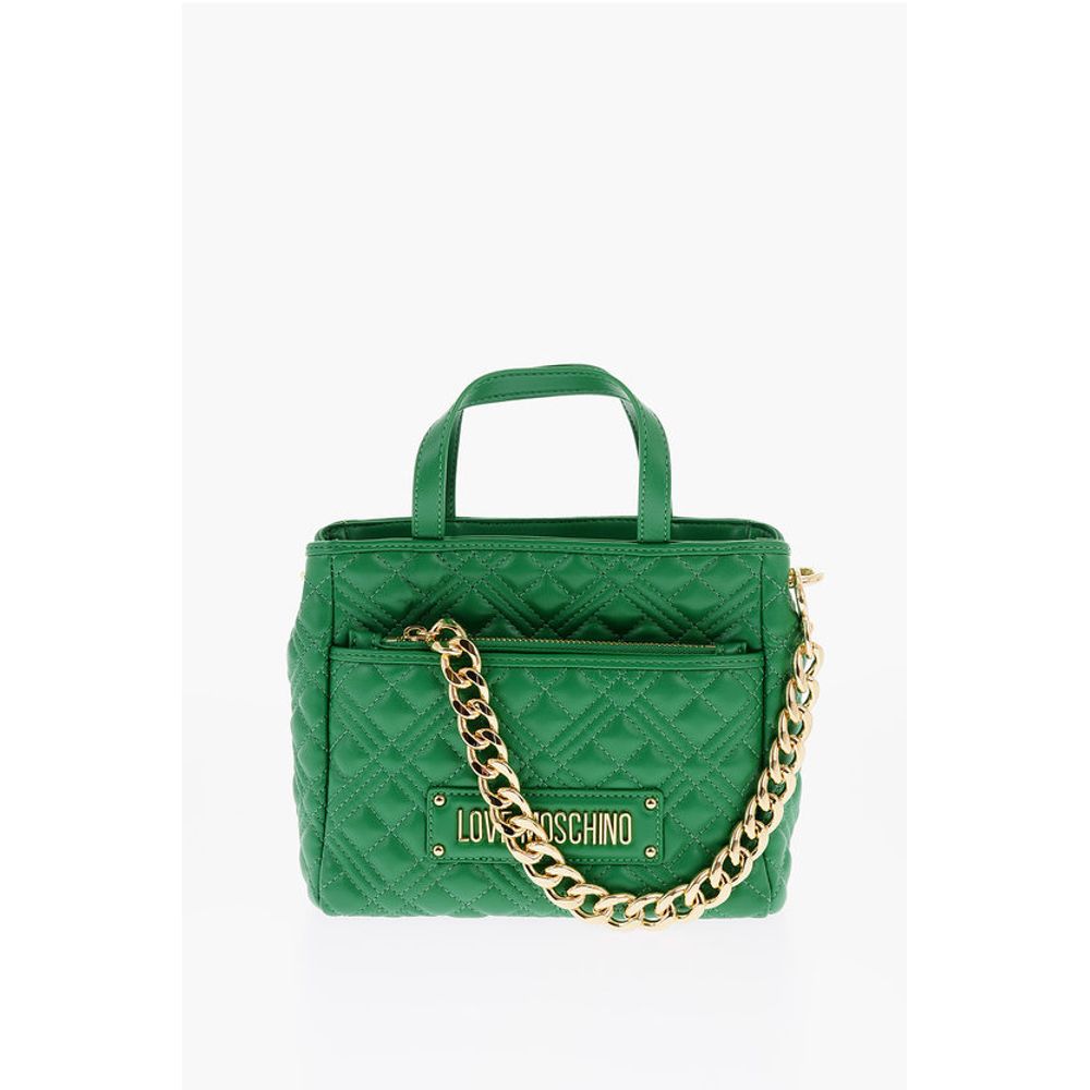 

Зеленая полиэтиленовая сумка-тоут Moschino, Green