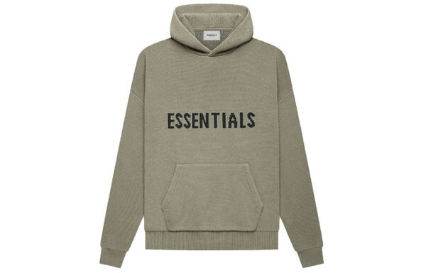 Толстовка fw21 knit hoodie 'pistachio' Fear Of God Essentials, зеленый — фото 2