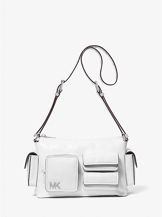 

Сумка через плечо Dakota из натуральной кожи среднего размера Michael Kors, белый