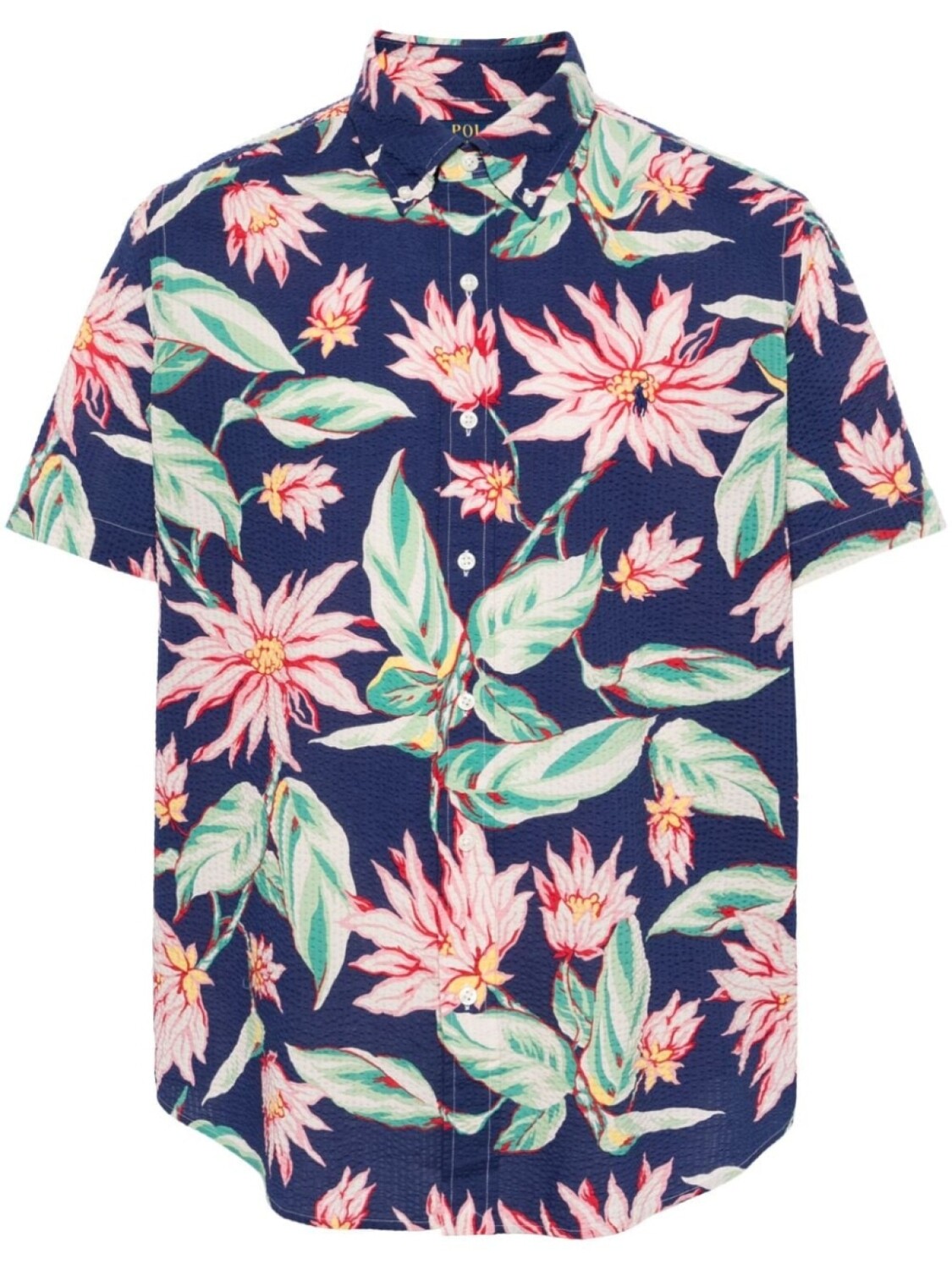 

Рубашка с цветочным принтом Polo Ralph Lauren, синий