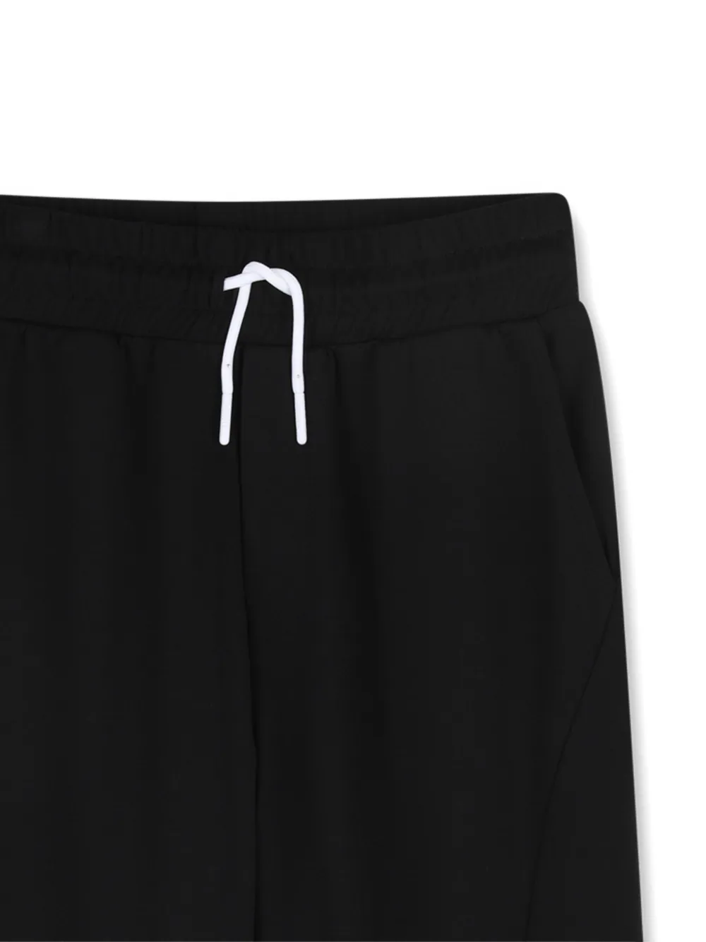 Брюки с принтом логотипа и кулиской Dkny Kids, черный — фото 3