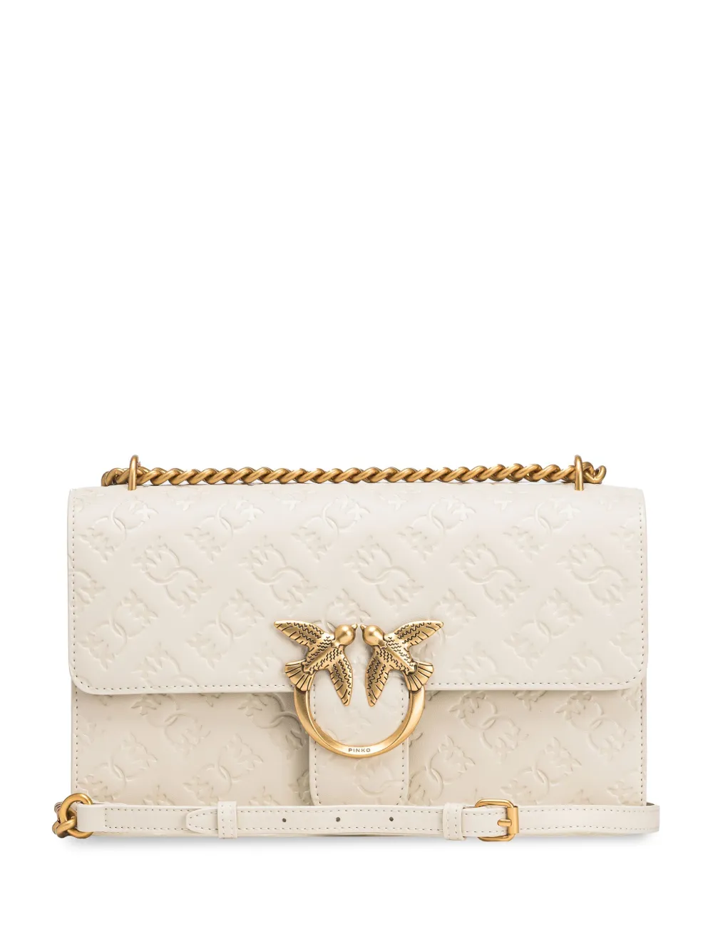 

Сумка через плечо Love One Classic PINKO, белый